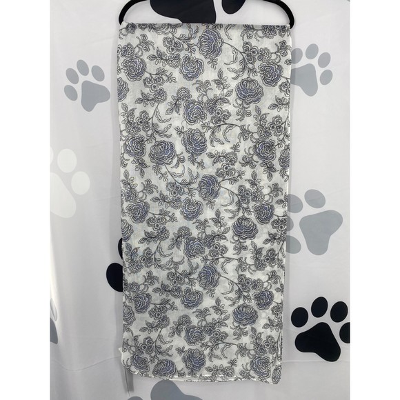 Echo 23 NWT Valencia Bi Color Floral Wrap Quick Dry Wrinkle Resist White OS New - Picture 4 of 9